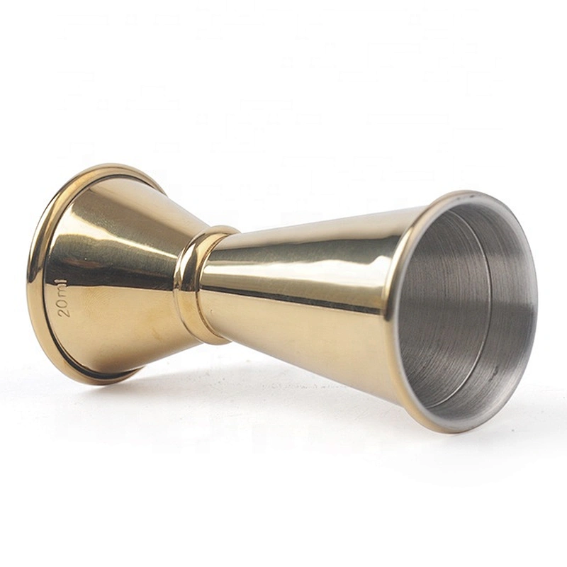 metal  measuring price  mini stainless steel slim double bell  custom bar jigger