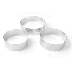 High Quality Stainless Steel round 3 PCS Cake Mould