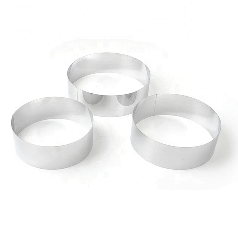 High Quality Stainless Steel round 3 PCS Cake Mould