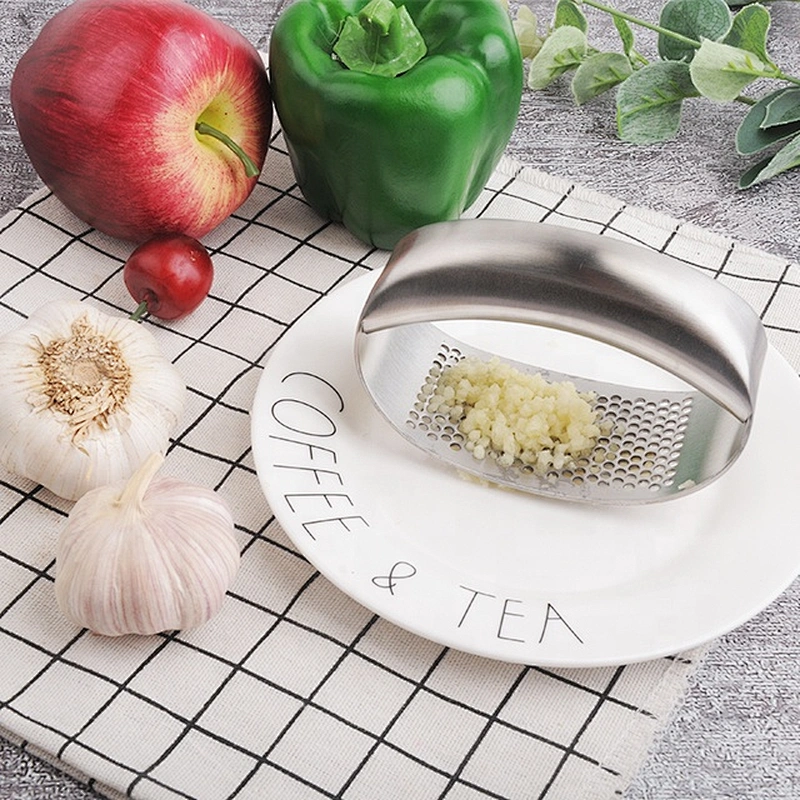 New design hot selling easy to use stainless steel garlic press