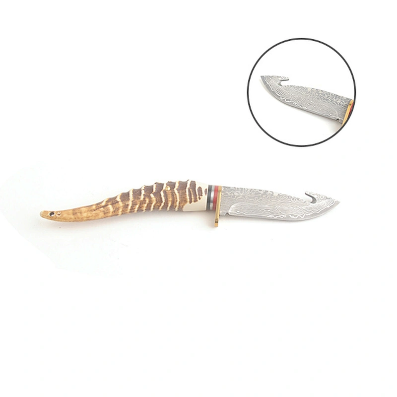Hot sale color wood handle fixed blade survival hunting Knife