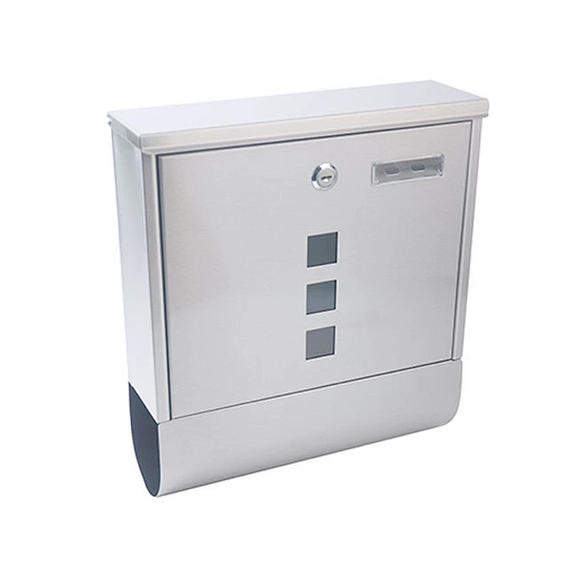 Factory stainless steel rust-proof wall mounted mail box letter box