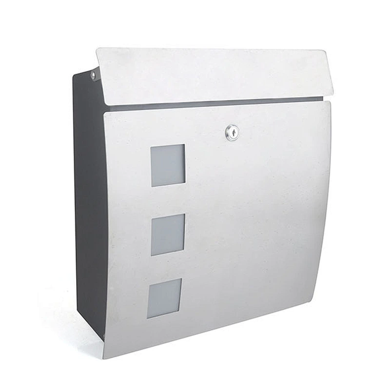 wholesale good quality stainless steel mailbox apartment mail box  wall mounted parcel letter box