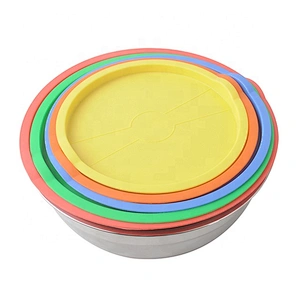 Stainless Steel Mixing Bowls Multi Color For Elegant Look Salad Bowl Painting Bowl
