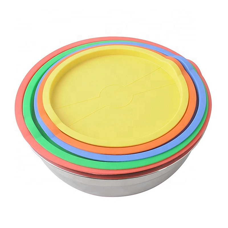 Stainless Steel Mixing Bowls Multi Color For Elegant Look Salad Bowl Painting Bowl