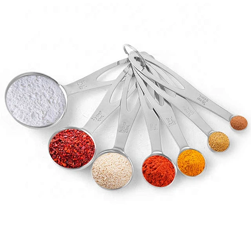 Amazon hot-selling food grade copper plating measuring spoons set
