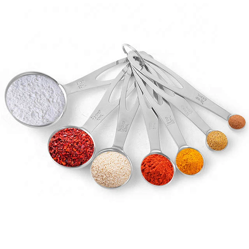 Amazon hot-selling food grade copper plating measuring spoons set
