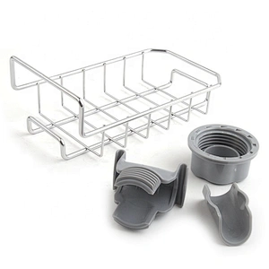 Metal detachable bathroom shelf storage rack storage holder for kitchen