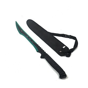 Hot professional stainless steel customized outdoor cosplay matchet knife with sheath