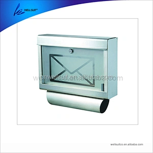 Wholesale good quality outdoor waterproof mail box metal stainless steel box