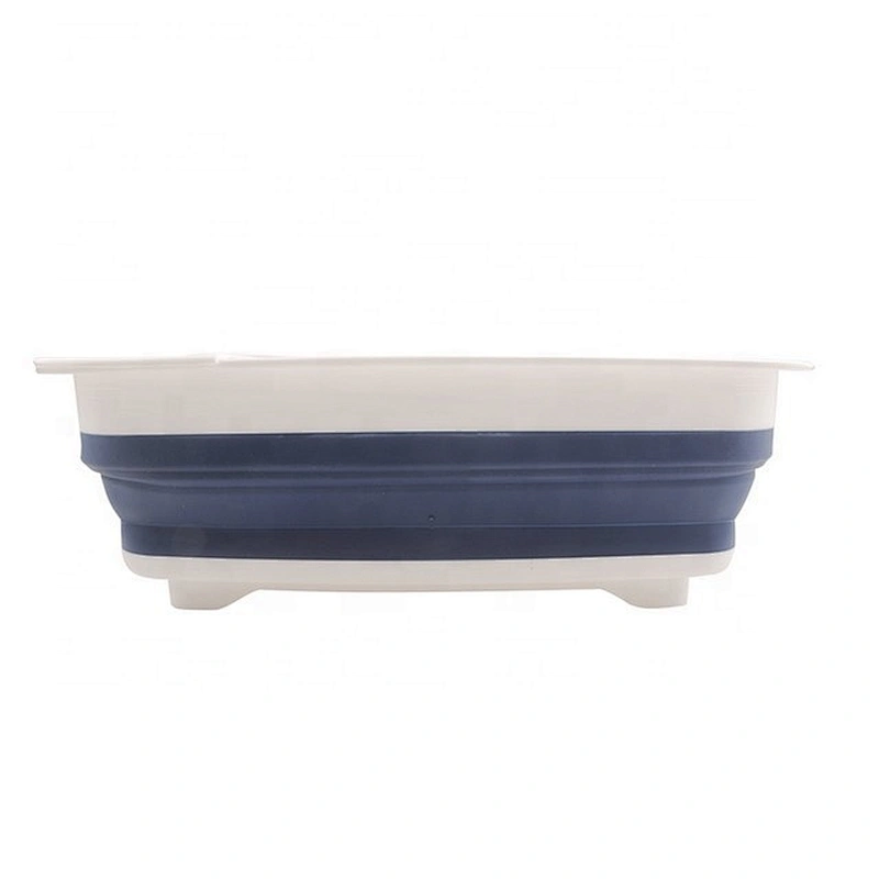 BPA Free Heat Resistant Drainer Steam Basket Kitchen Collapsible Colander with Handle