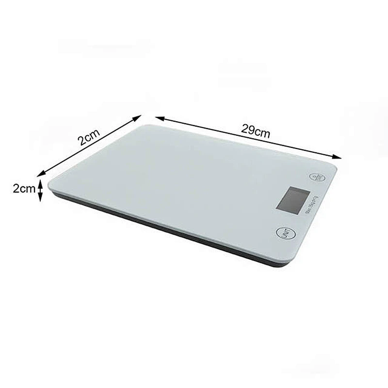 Tempered Glass Multifunction 15Kg Weight Digital Electronic Weighing Kitchen Food Scale