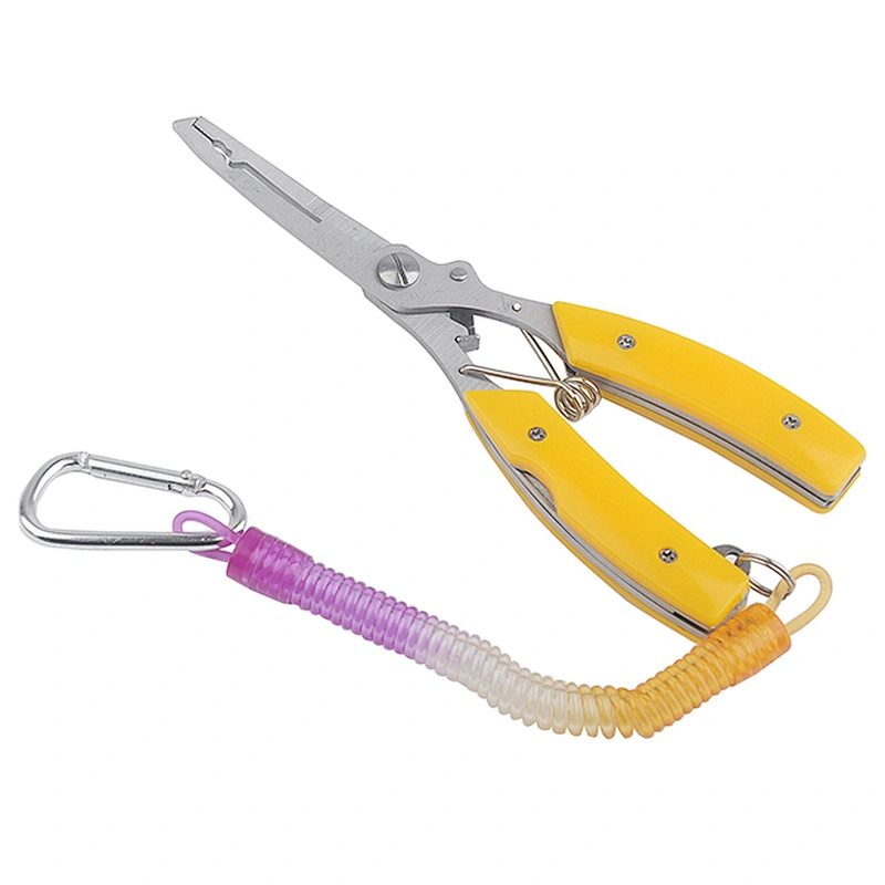 Multi function Fishing Plier Scissors Fishing Line Cutters Fishhook Remover with bend head