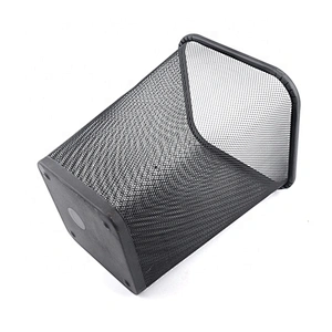 Rectangular cheap trash can office step trash bin metal waste bin