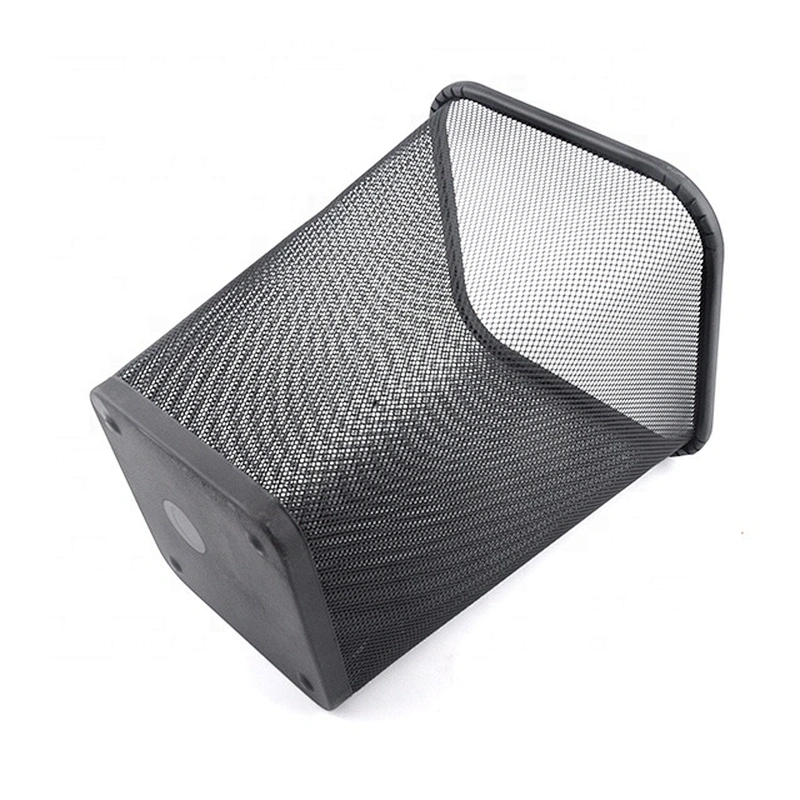 Rectangular cheap trash can office step trash bin metal waste bin