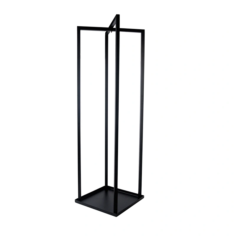 Indoor fireplace accessory metal smart log holder rack wrought iron firewood holder