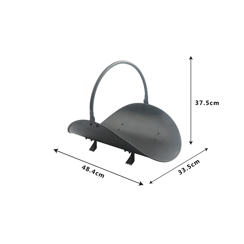 Fireplace Log Holder with Canvas Tote Carrier Firewood Carrier With Handles FireWood Rack