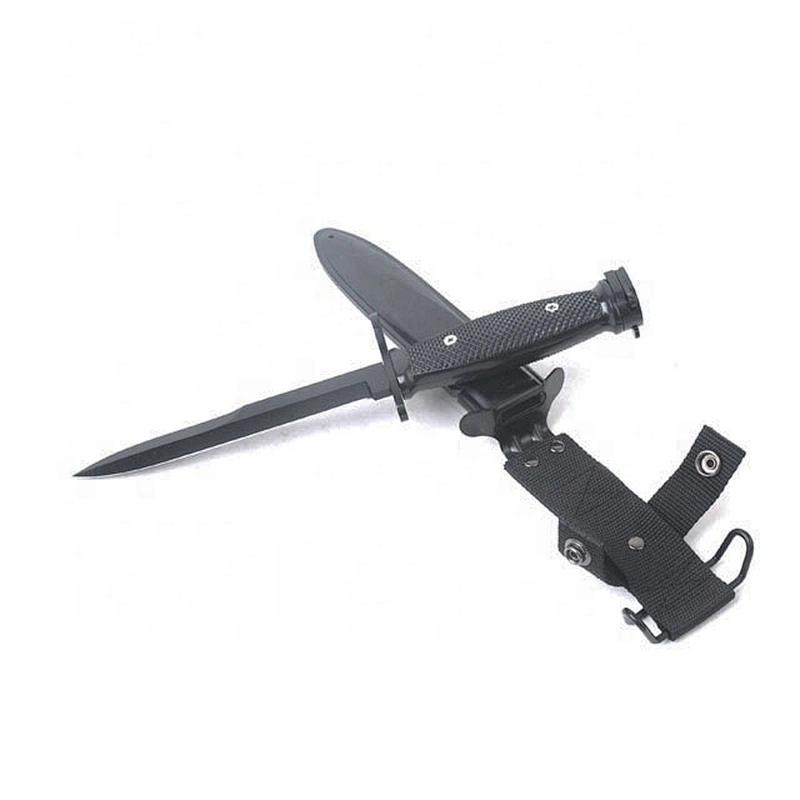 Multifunctional survival outdoor knife hunting with ABS sheath