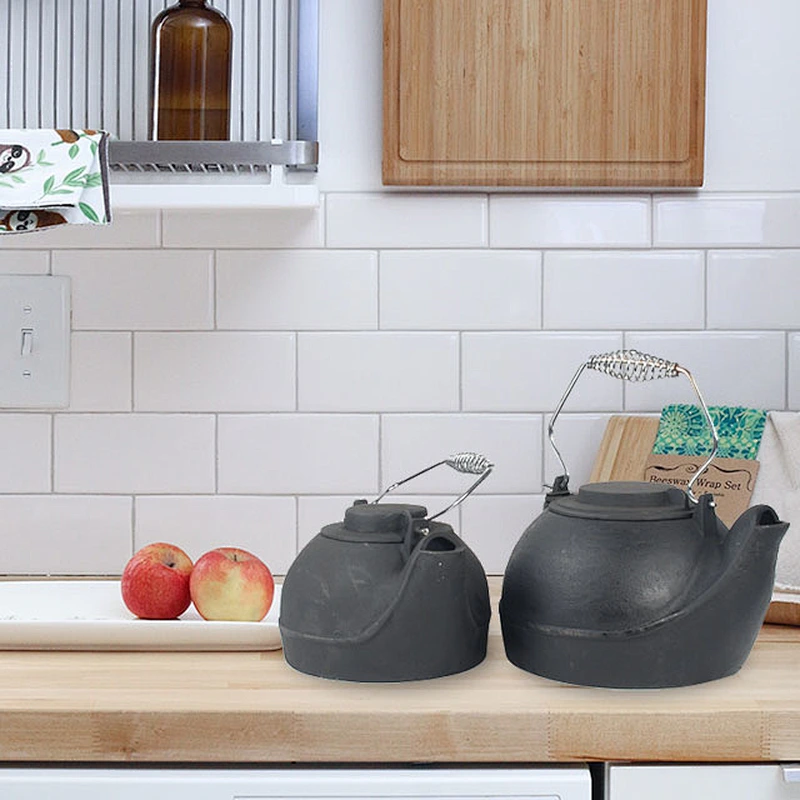 Hot selling good quality metal cast iron oil tea milk pot for cookware sets