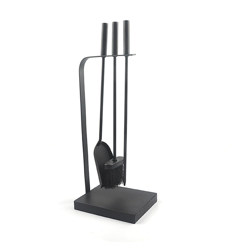 Fireplace accessories  for garden outdoor fireplace with stand wooden holder