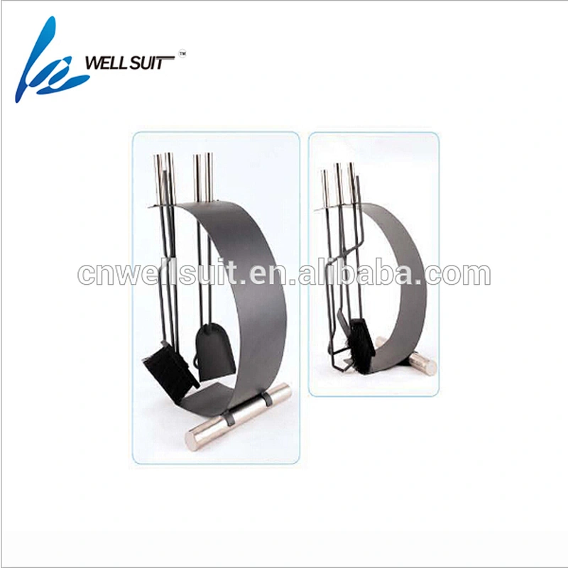High Quality Rustic stainless steel iron Fireplace Tool set