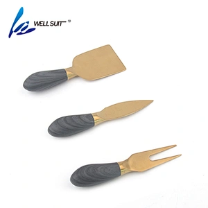 wholesale  new design food grade  kitchen   set of 3 cheese knife cheese tool