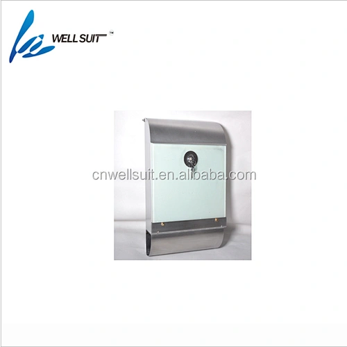 City new wall mounted mail boxes Modern Rust Proof stainless steel boxes mailing boxes,