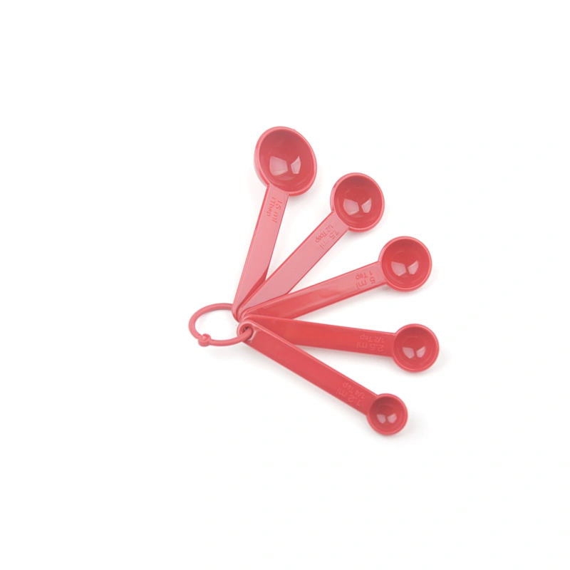 Set of 5pcs Creative Colorful Plastic Measuring Spoons