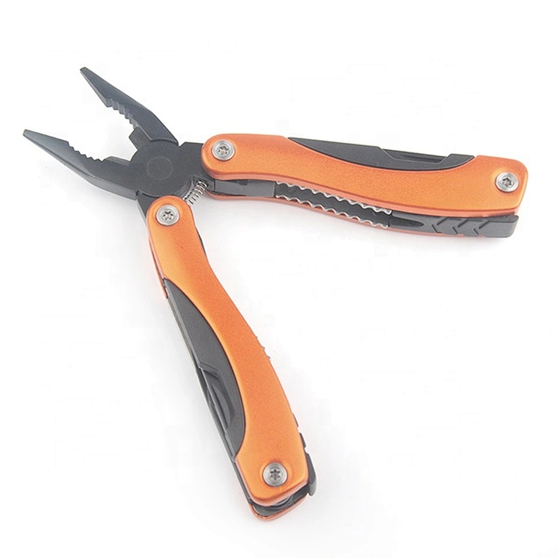 Orange and Black Coating stainless steel  combination  pocket tool multifunction plier
