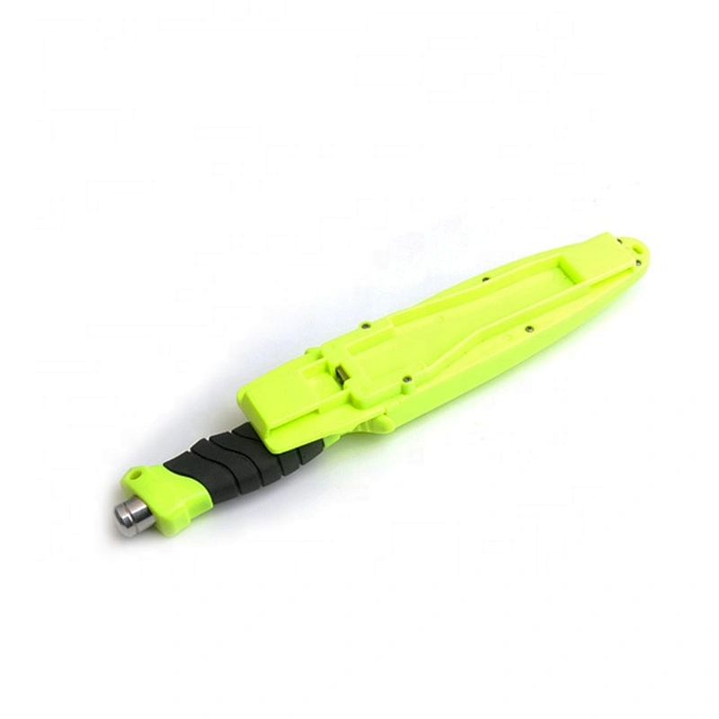 Fixed blade diving knife with ABS+TPR handle