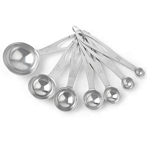 Amazon hot-selling food grade copper plating measuring spoons set