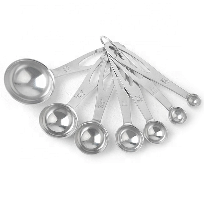 Amazon hot-selling food grade copper plating measuring spoons set