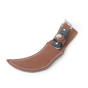 CS Shape Stainless Steel Blade  Pocket Knife with Micarta handle