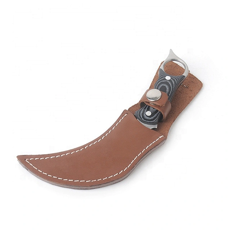 CS Shape Stainless Steel Blade  Pocket Knife with Micarta handle