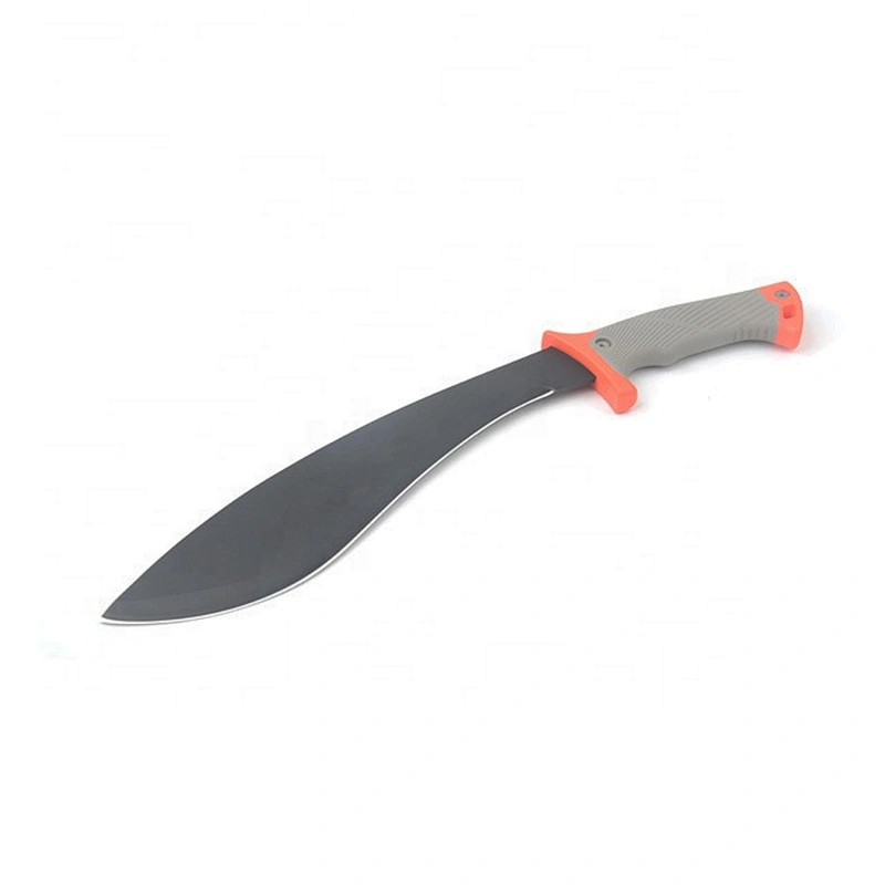 New professional outdoor survival knife matchet with TPR handle