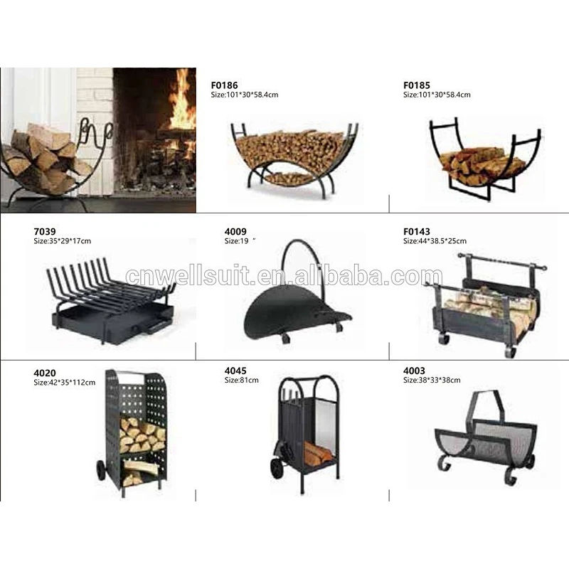 Firewood Log Rack Holder Bicycle Front Rack Basket