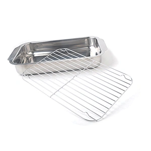 High quality baking sheet with a net rack