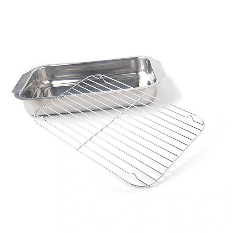 High quality baking sheet with a net rack