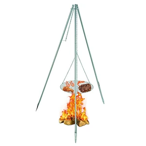 New design hot selling stainless steel tripod BBQ grill