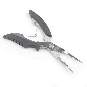 Stainless Steel Fishing Cutter Multifunction Tool Curved Fishing Plier with ABS handle