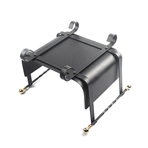 Black firewood cut wood rack holder Decorative Metal Outdoor Indoor Log Bin Storage for Fireplace set and Wood Stove