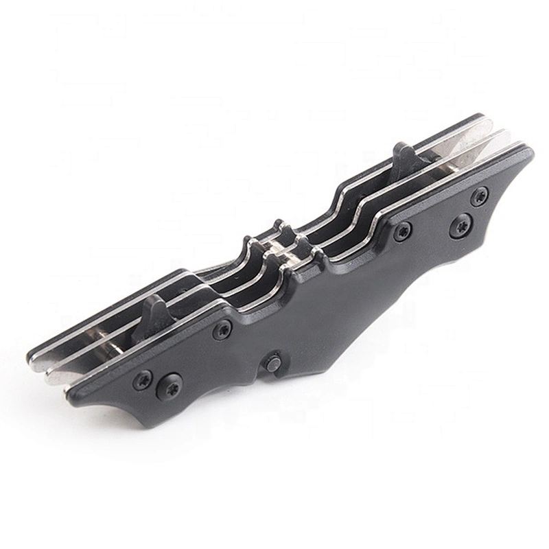 Black Aluminium Handle Stainless Steel Blade  Pocket Folding Knife