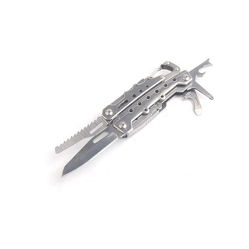 All Stainless Steel  Multi-Purpose Stainless Steel Combination Plier Tools with Buckle