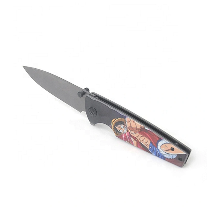 2019 Multifunctional Cartoon Pattern  Handle  Big Folding Knife
