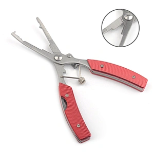 Multi function Fishing Plier Scissors Fishing Line Cutters Fishhook Remover with bend head