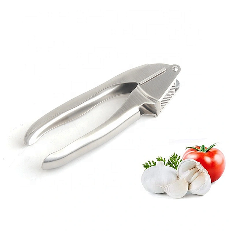 Multi-Function Handled Garlic Press Stainless Steel Garlic Presses For Kitchen