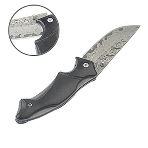 Wood handle pocket  knife OEM camping knife