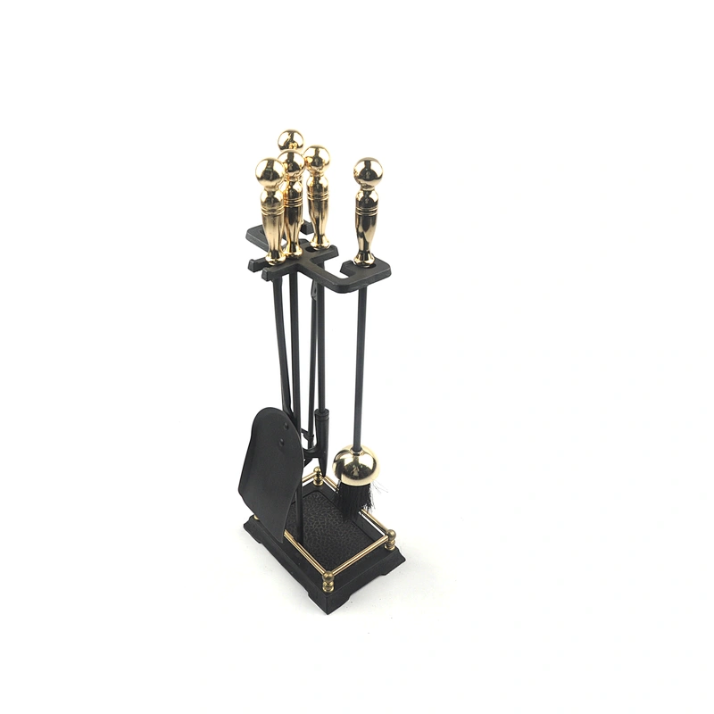 Traditional Free Standing outdoor fireplace 4pcs  Stainless Steel Fireplace tool set