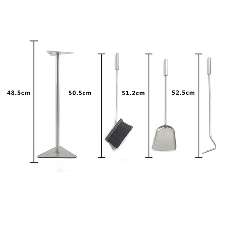 Outdoor metal fireplace tool 3pcs set house garden fireplace accessories