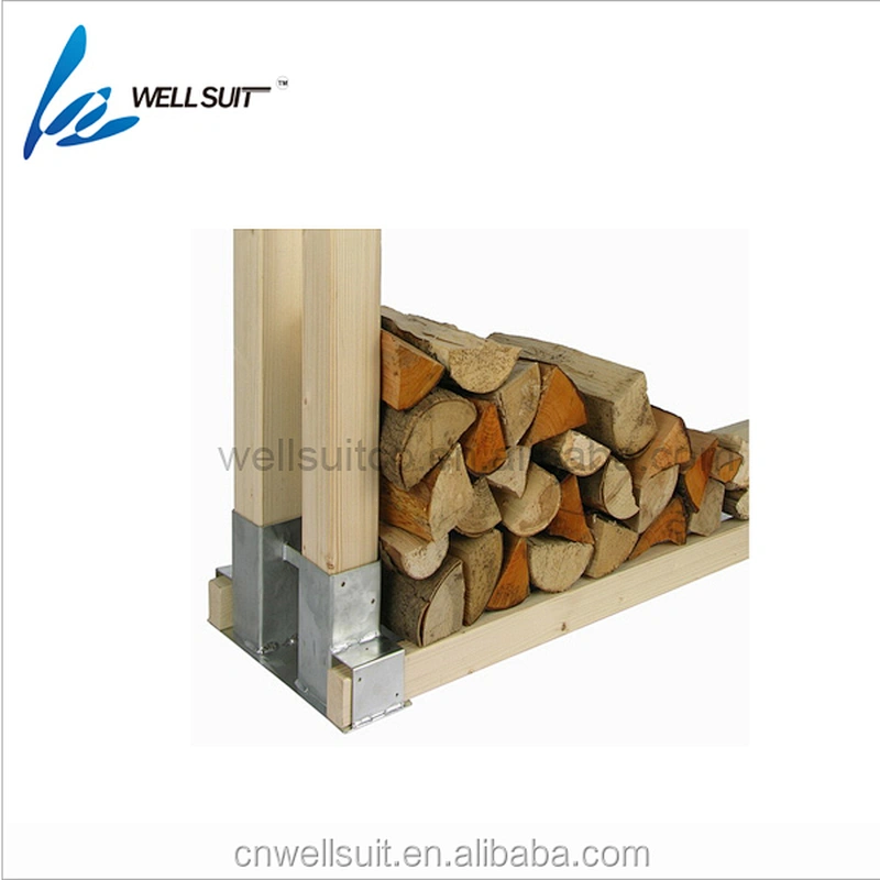 Wooden Indoor Outdoor Fire Wood Holder Lumber Storage Stacking Log Holder Log Bin